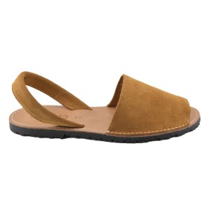 CBP|Braune Spaltleder Menorquinas Schuhe|Frau CBP - CONBUENPIE