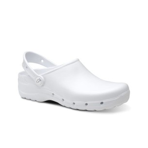 Women's white sanitary clogs FELIZ CAMINAR 2