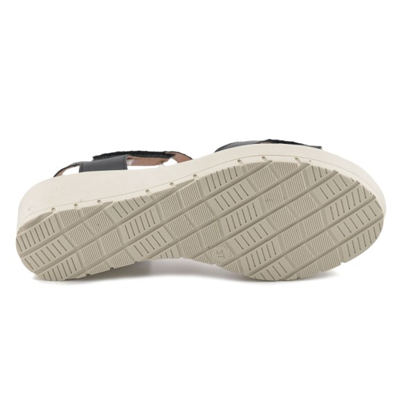 Black leather sandals by Chamby CHAMBY