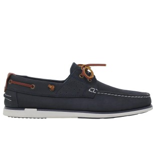 Zapatos Náuticos de piel azules by Casual CASUAL