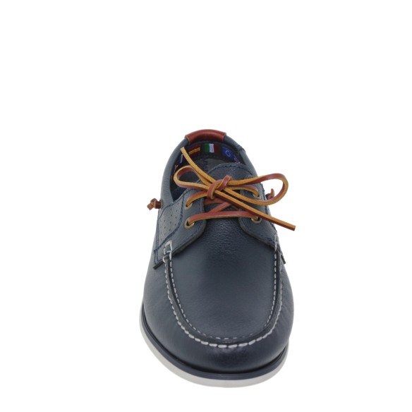 Zapatos Náuticos de piel azules by Casual CASUAL