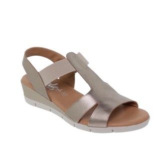 Metallische Ledersandalen von Amelie AMELIE 2