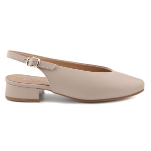 Décolleté in pelle beige di Chamby CHAMBY