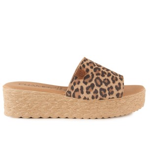 Sandalias de mujer de piel animal print by Chamby CHAMBY