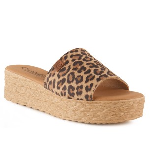 Sandalias de mujer de piel animal print by Chamby CHAMBY 2