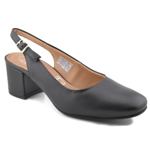 Décolleté in pelle nera di Chamby CHAMBY 2