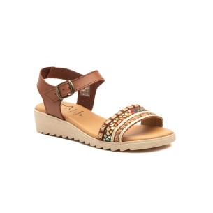 Sandalias de mujer de Piel marrón by CBP CBP - CONBUENPIE 2