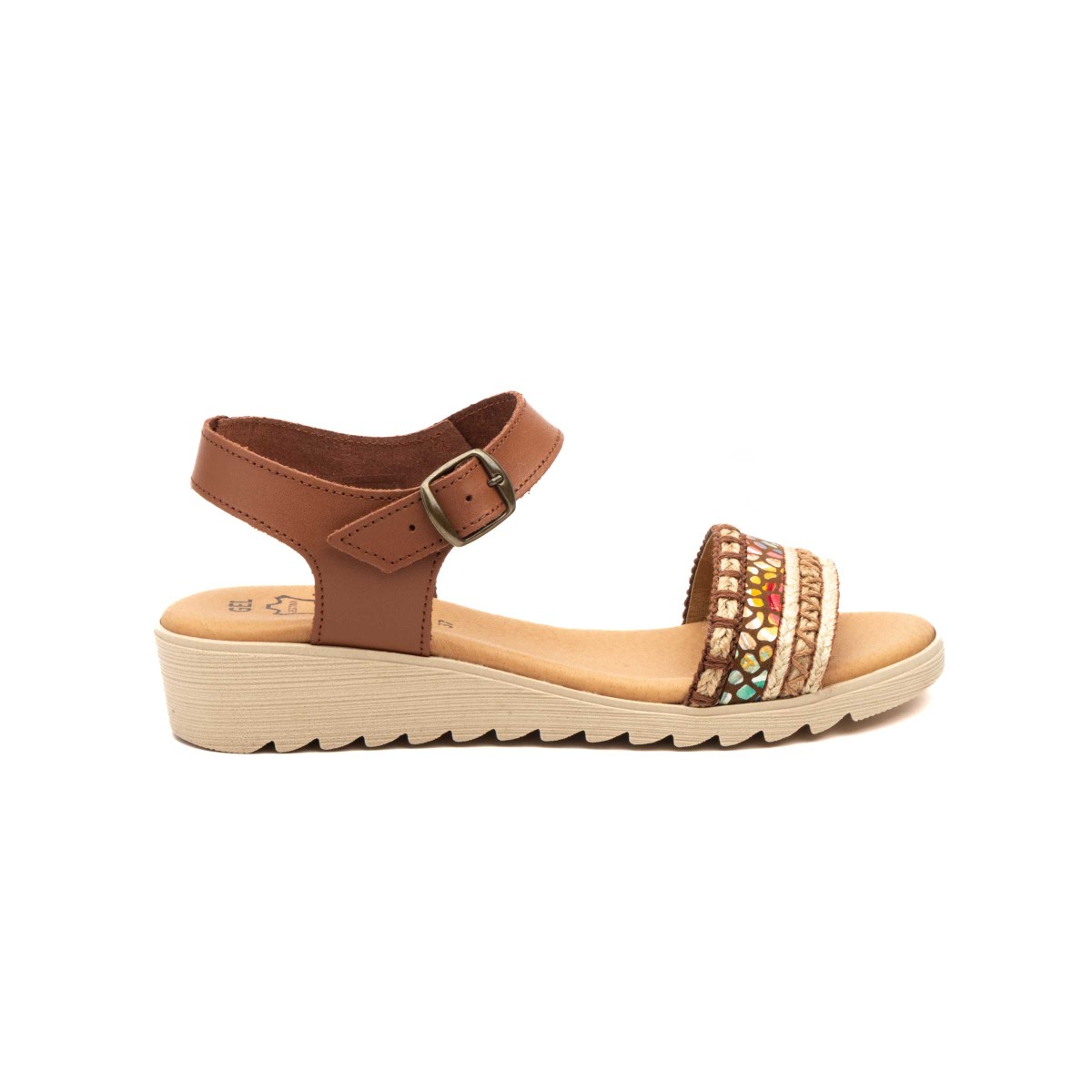 Brown Leather Sandals by CBP