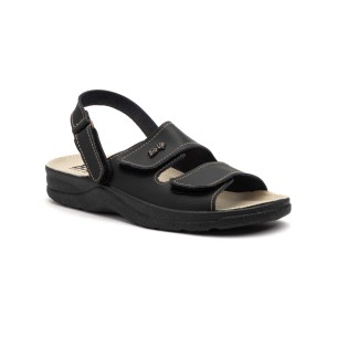 Sandalias de hombre Anatómicas de piel negra by Bio Up BIO UP 2