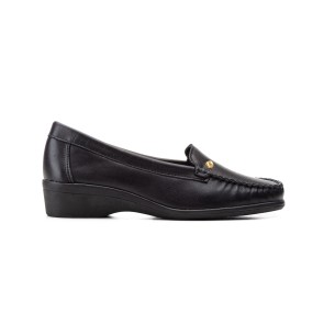 Mocasines de piel negros ANTONELLA