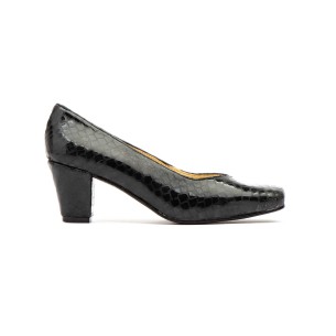 Zapatos Salones de piel charol negros CONBUENPIE