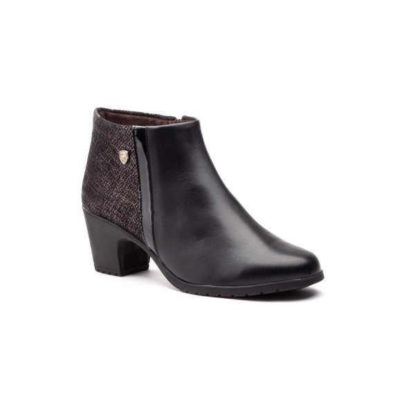 Botines clásicos de piel negros CBP - CONBUENPIE