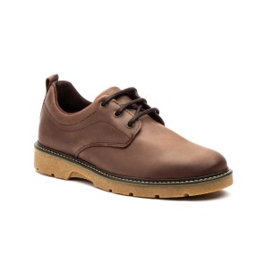 Casual brown leather shoes ROUTE 83 2