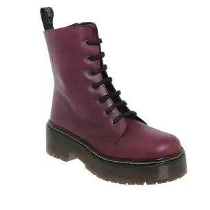 Bottines militaires en cuir bourgogne JARPEX 2