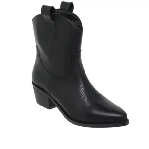 Botines estilo campero de piel negros JARPEX 2