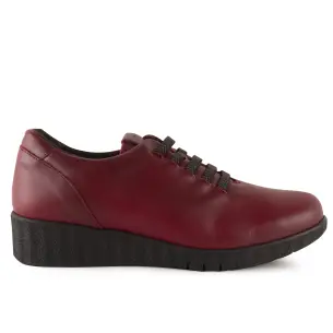 Tekila : Freizeitschuhe aus rotem Leder : Damenschuhe CHAMBY