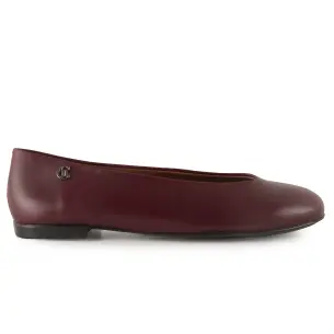 Ballerine in pelle bordeaux CHAMBY