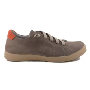 Ténis Urban em pele taupe CASUAL