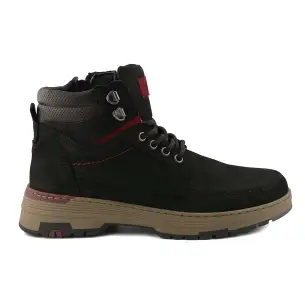 Casual black leather ankle boots ROUTE 83