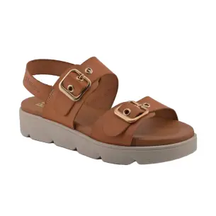 Sandalias de piel cuero con hebillas BLUSANDAL 2