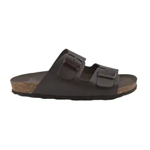 Sandalias Bio de hombre de piel marrón CASUAL