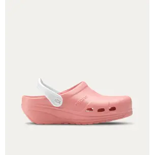 Anatomische Clogs in Koralle und Weiß FELIZ CAMINAR