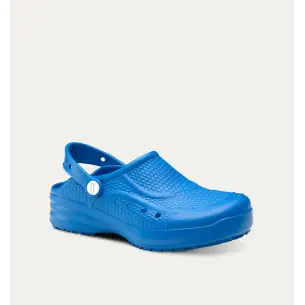 Zuecos Sanitarios mujer azules FELIZ CAMINAR 2