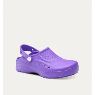 Zuecos Sanitarios mujer lila FELIZ CAMINAR 2