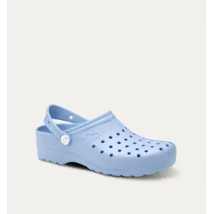 Zoccoli traforati donna blu chiaro FELIZ CAMINAR 2