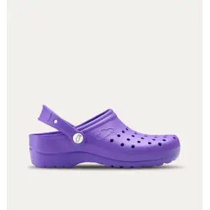 Perforierte Clogs flieder Frau FELIZ CAMINAR