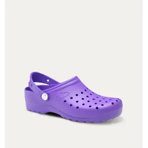Tamancos perfurados lilás mulher FELIZ CAMINAR 2
