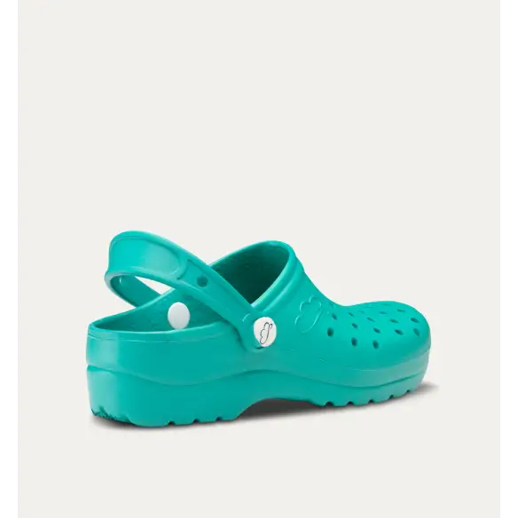 Damen Clogs grün perforiert FELIZ CAMINAR