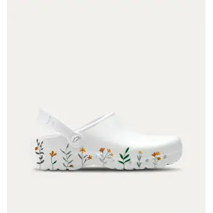 Witte EVA damesklompen FELIZ CAMINAR