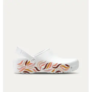 Zuecos EVA de mujer blancos FELIZ CAMINAR