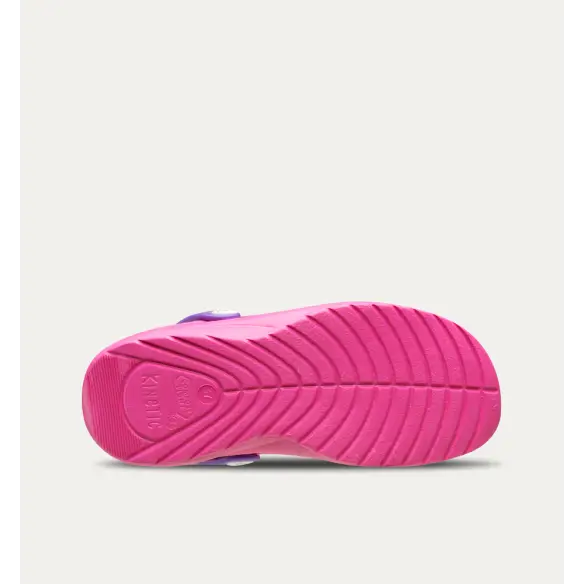 Zuecos Ergonómicos fuxia y lila FELIZ CAMINAR