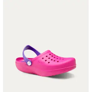 Ergonomische Clogs in Fuchsia und Flieder FELIZ CAMINAR 2