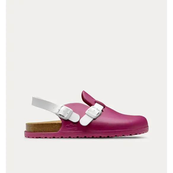 Burgunderfarbene EVA-Bio-Clogs für Herren FELIZ CAMINAR