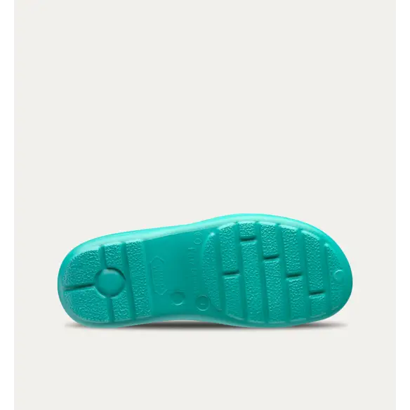 Green women's sanitary shoes FELIZ CAMINAR