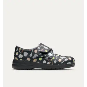 Sapatos de catering pretos para mulher FELIZ CAMINAR