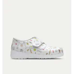 Sapatos de catering multicoloridos para mulher FELIZ CAMINAR