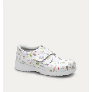 Sapatos de catering multicoloridos para mulher FELIZ CAMINAR 2