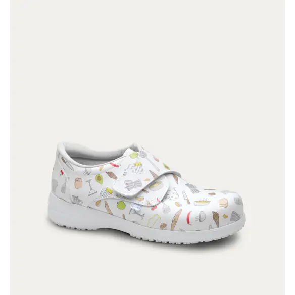 Sapatos de catering multicoloridos para mulher FELIZ CAMINAR