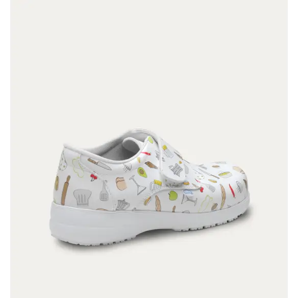 Sapatos de catering multicoloridos para mulher FELIZ CAMINAR
