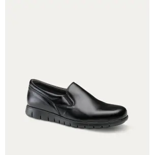 Mocassins de couro preto para homem FELIZ CAMINAR 2