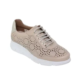 Tupie|Casual beige leather shoes|Woman TUPIE 2