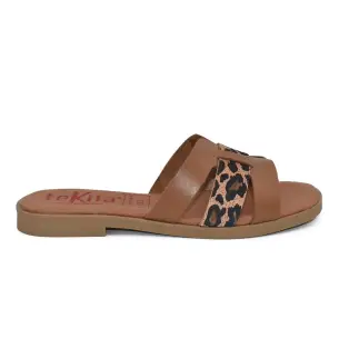 Tekila : Braune Ledersandalen : Frau TEKILA