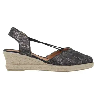 Amelie | Alpargatas yute negras | Mujer AMELIE