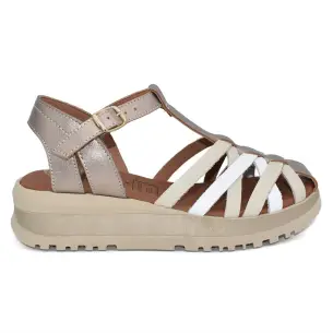 Tekila|Sandali in pelle metallizzata|Donna TEKILA