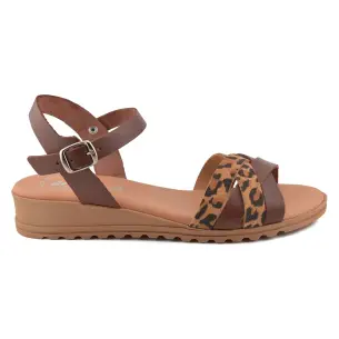 Amelie |Sandali in pelle marrone | Donna AMELIE