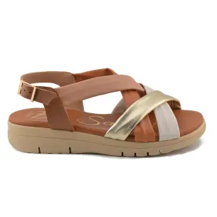 Blusandal : Sandales en cuir multi-cuir : Femme BLUSANDAL